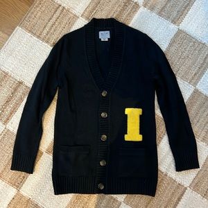 Hillflint University of Iowa cardigan, XS.